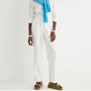 J CREW BOGO New seaside pant in linen blend